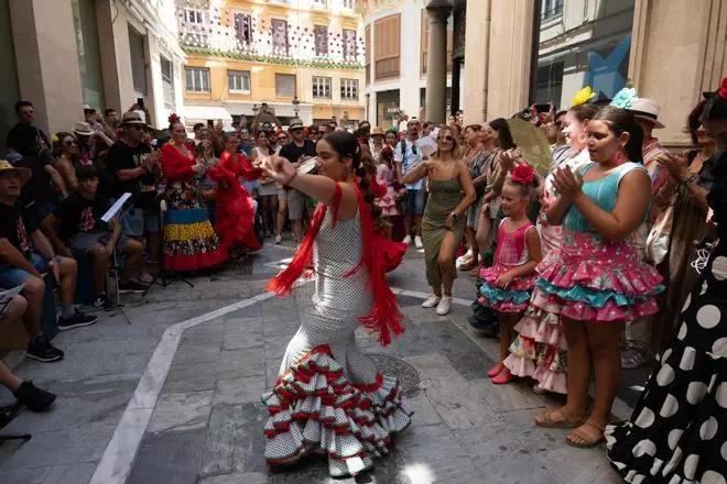 Así ha vivido el Centro de Málaga la Feria de Día este domingo