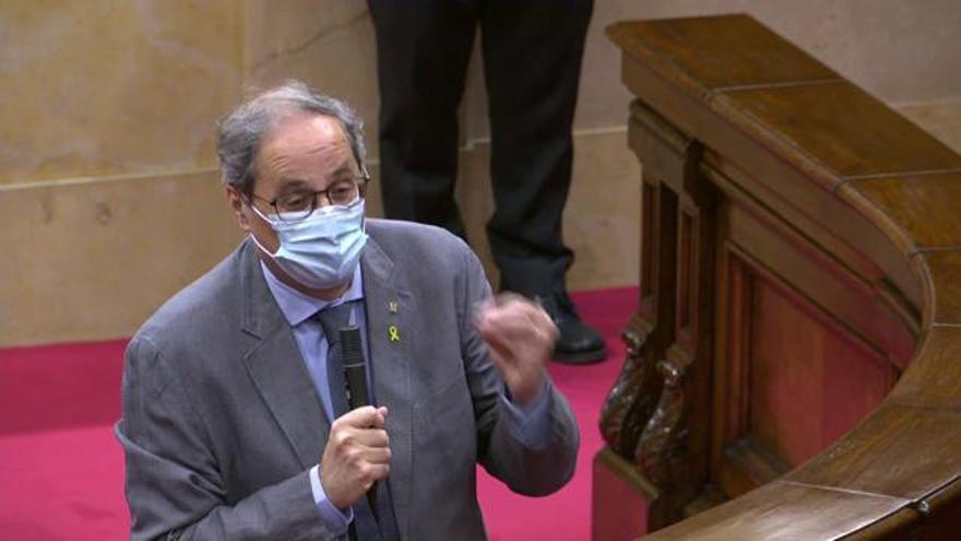 Torra: «Hem de tornar a organitzar un referèndum d'autodeterminació que ens podria unir a tots»