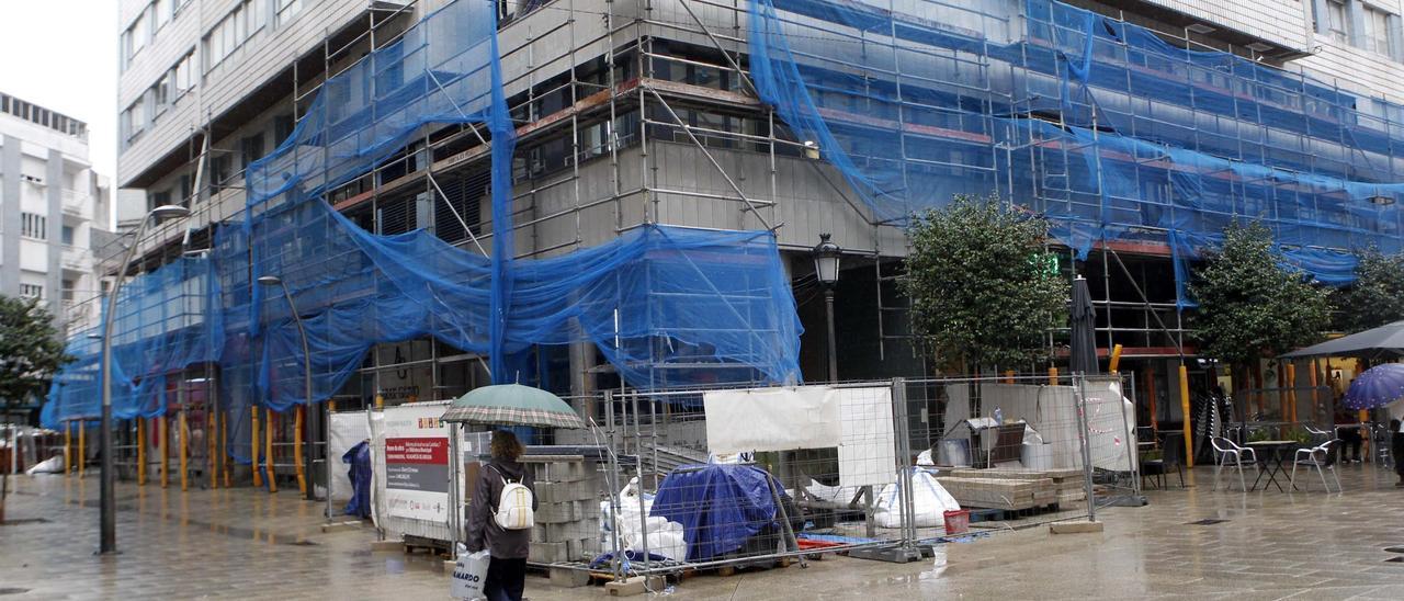 El estado actual del edificio.