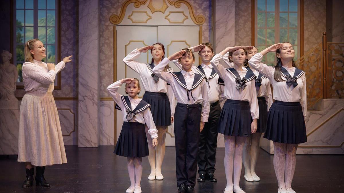 Imagen de una escena del musical 'Sonrisas y Lágrimas'.