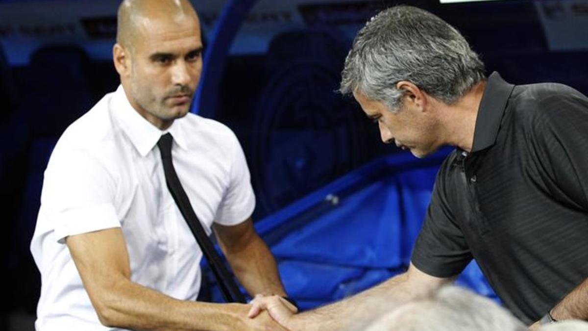 Guardiola y Mourinho deberían verse las caras, si la lluvia no lo impide, en Pequín