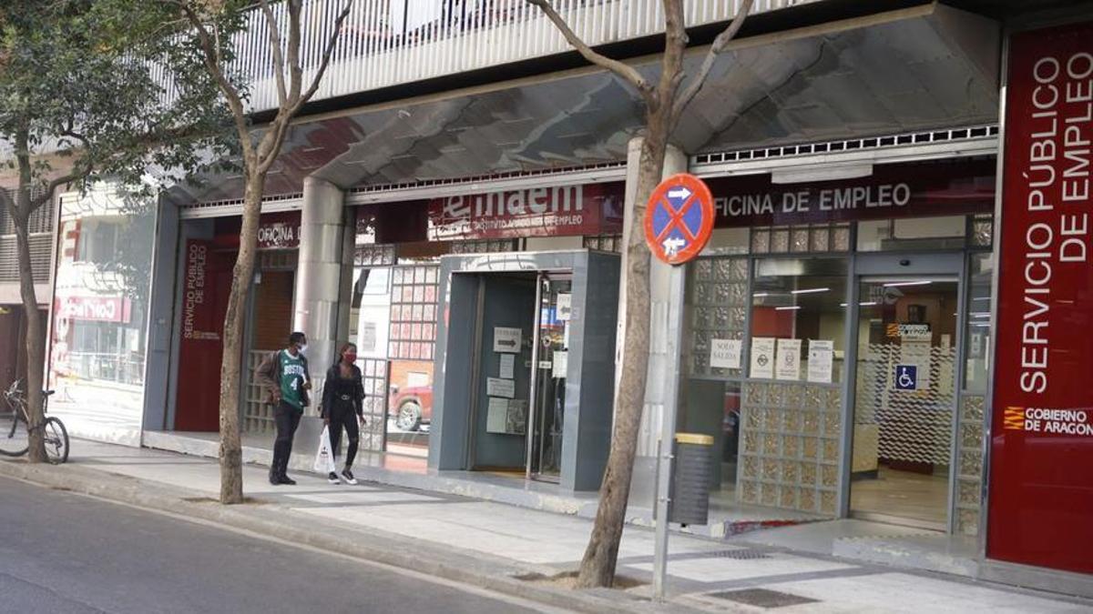 Una oficina del INAEM en Aragón.