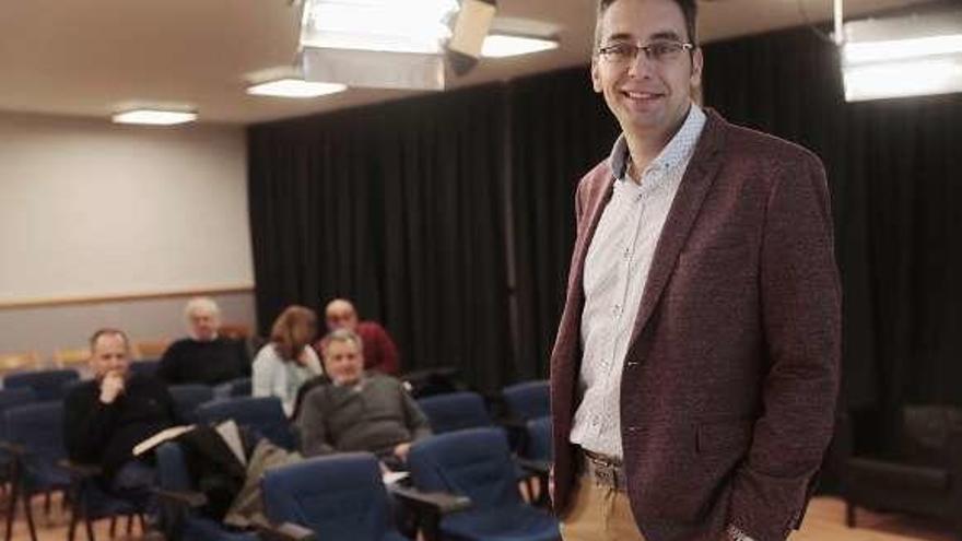 Carlos Madrid, ayer, en la Fundación Gustavo Bueno.