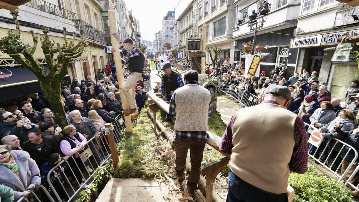 La carroza ganadora, de los vecinos de Sello.  | BERNABÉ
