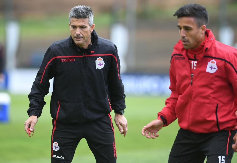 El nuevo técnico blanquiazul se pone al frente del equipo. El segundo entrenador Fabián Rivero y el preparador físico Moisés del Hoyo se unen junto a Martí al cuerpo técnico del primer equipo.