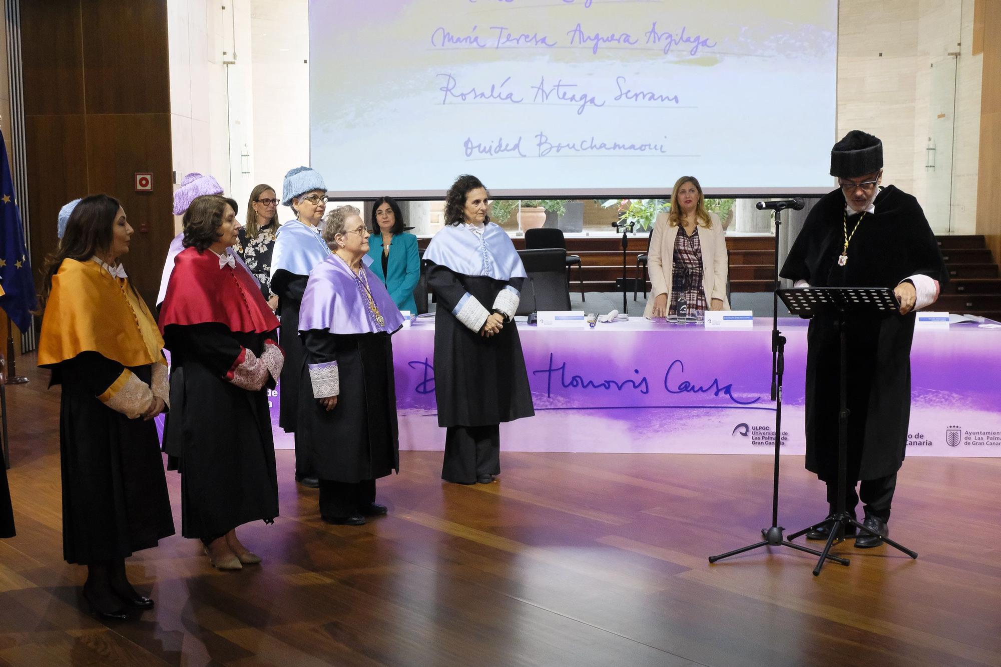 Acto de investidura de 11 mujeres Doctoras 'Honoris Causa' en la ULPGC 