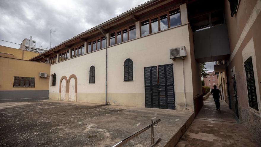 El patio del centro de menores Nazaret, en Palma. | B.RAMON