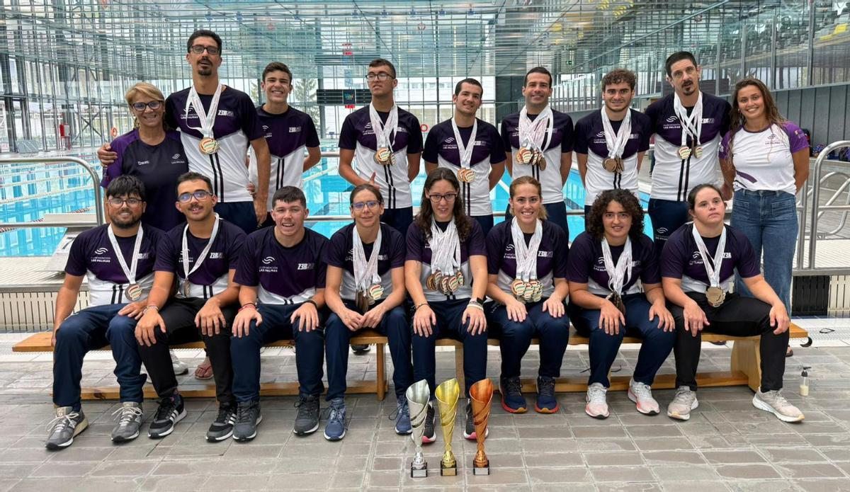 Equipo de Club Natación Las Palmas