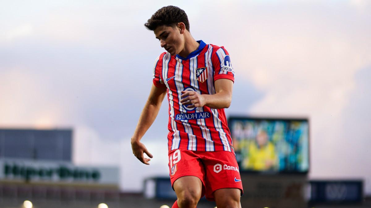 Julián Álvarez, con el Atlético de Madrid