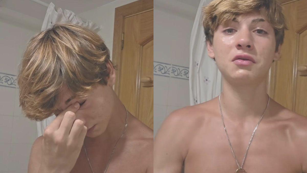 Fragmentos del vídeo de redes sociales en el que 'El Cromas' pide ayuda económica para su madre.