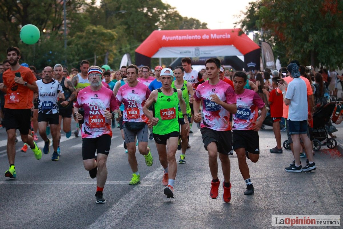 Las mejores imágenes de la carrera nocturna de Murcia