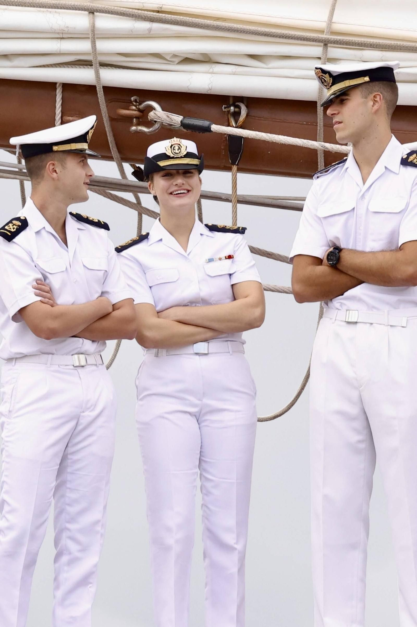 En IMÁGENES: Así fue la despedida de Leonor y "Elcano" del Musel