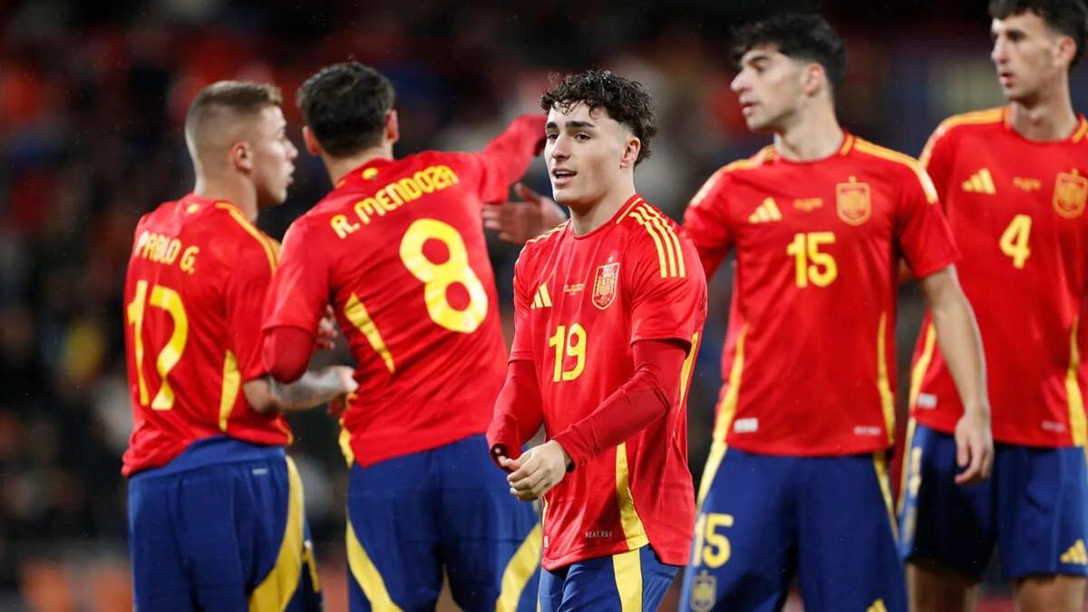 Jan Virgili lidera la goleada de la Sub-21 contra San Marino