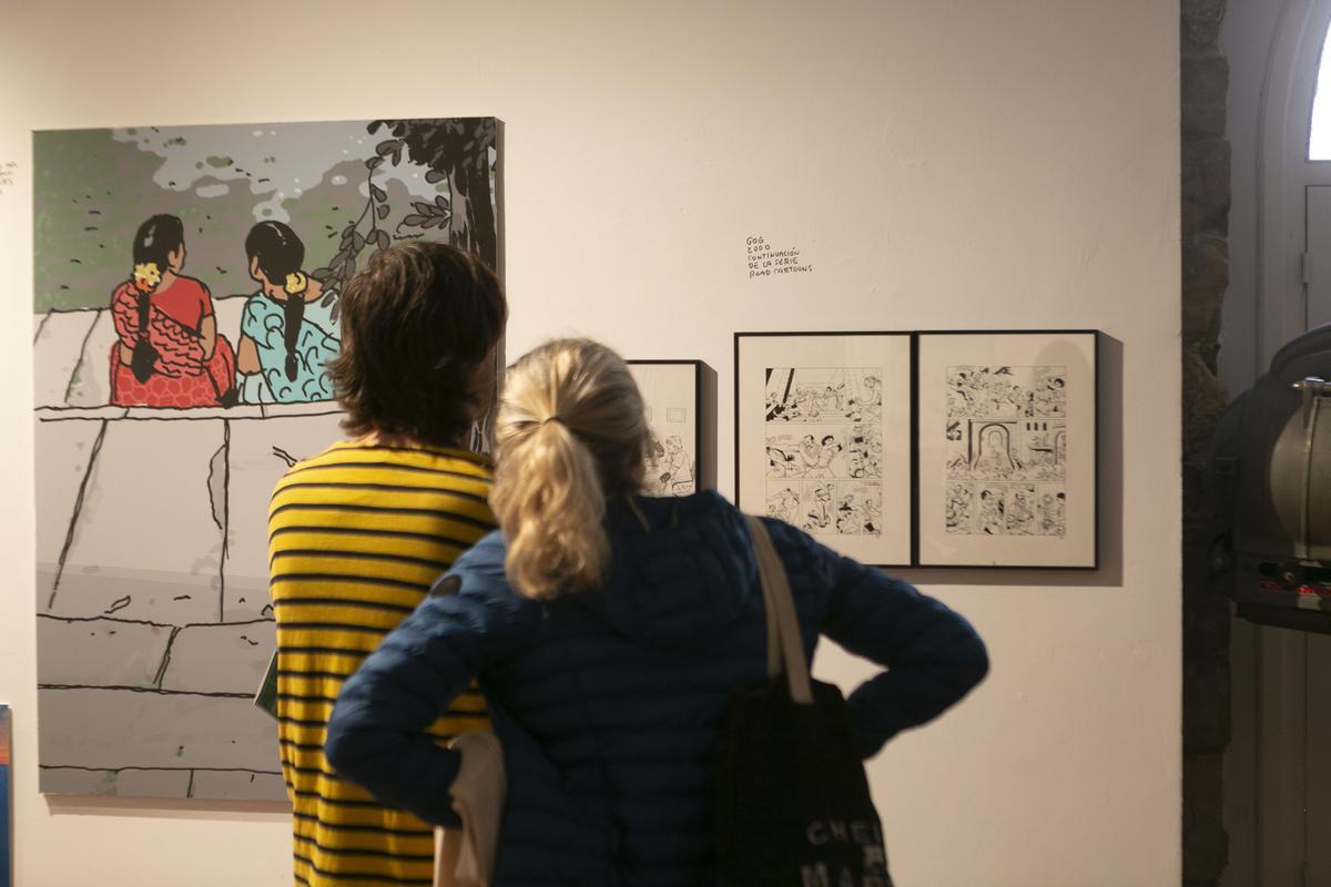 La exposición de Paco Roca en la Sala de Cómic de Avilés: "Dibujante ambulante"