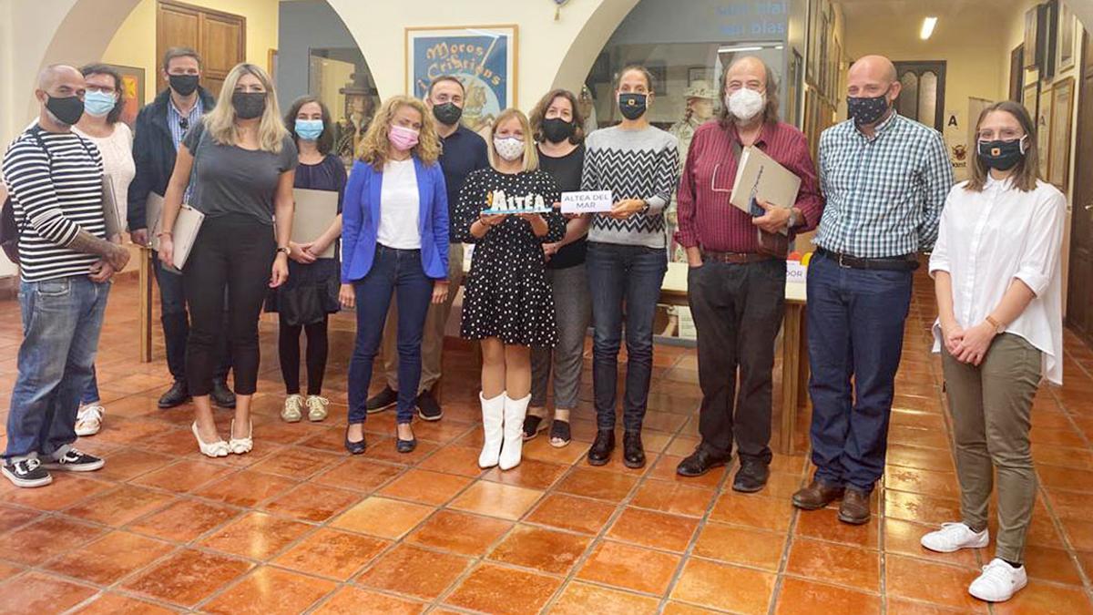 Miembros del jurado del concurso “Amb el nom d’Altea”