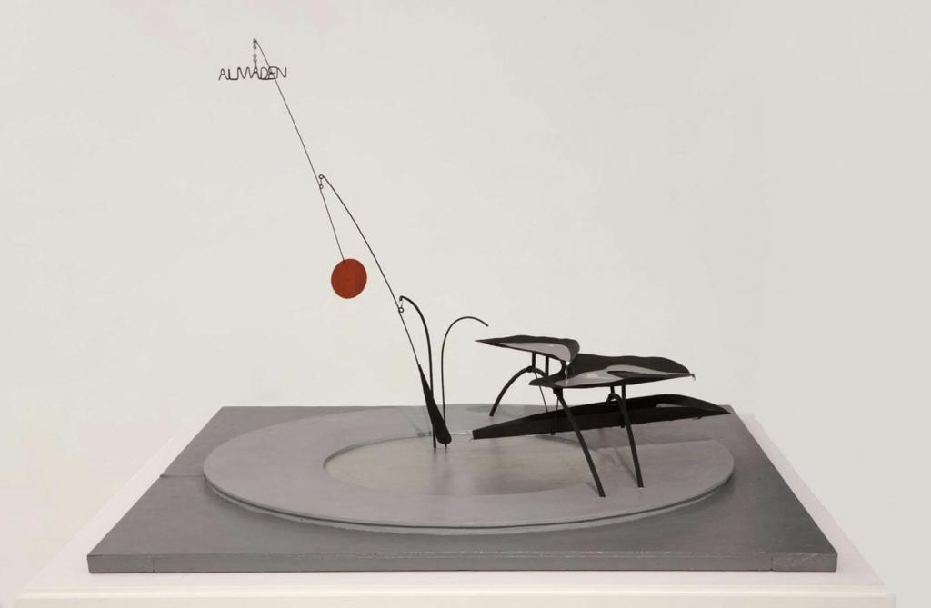 Maqueta a escala 1:3 de la fuente de mercurio