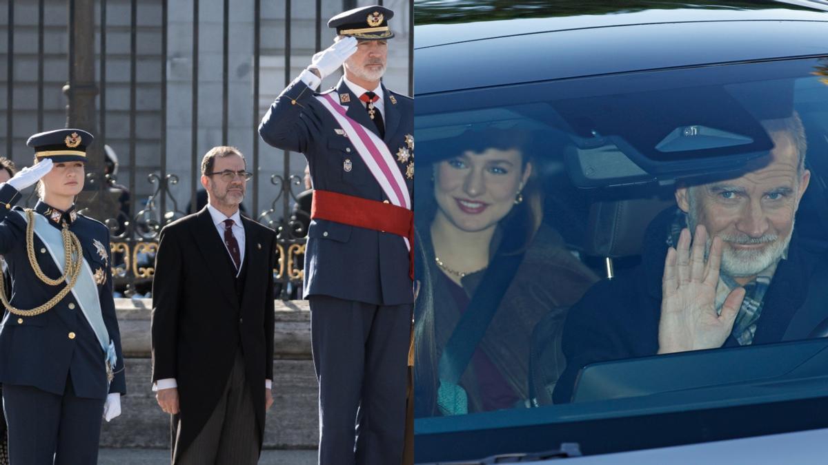 Felipe VI y Leonor: de lucir el mismo uniforme en la Pascua Militar al íntimo plan del roscón en casa de Jesús Ortiz