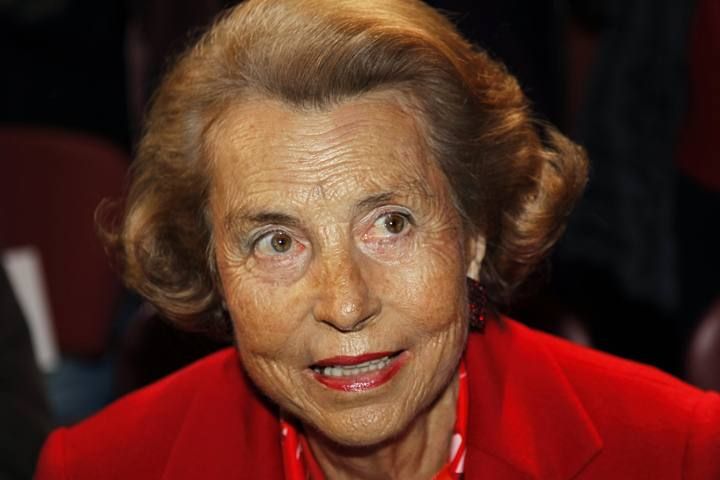 File picture of Liliane Bettencourt, heiress to the L'Oreal fortune, attending French designer Franck Sorbier's Haute Couture Spring-Summer 2011 fashion show in Paris