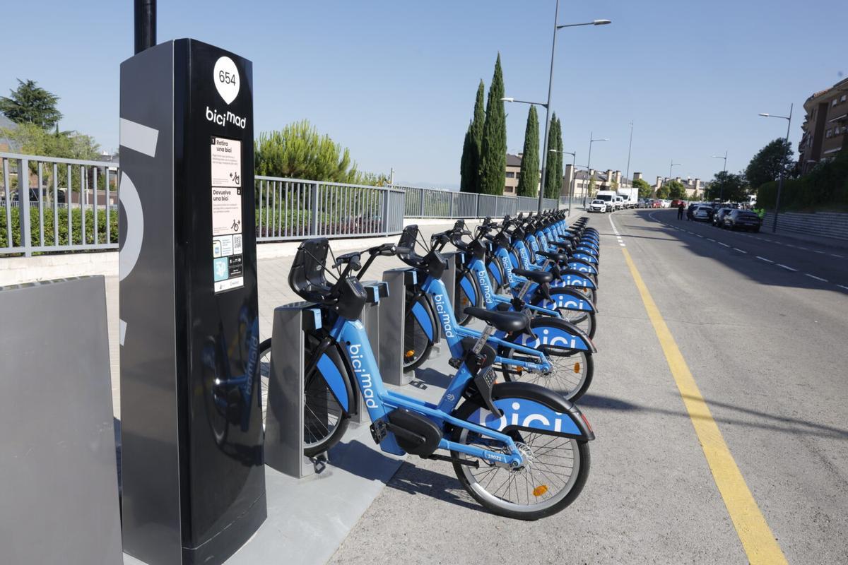Nueva estación de Bicimad en Pozuelo de Alarcón