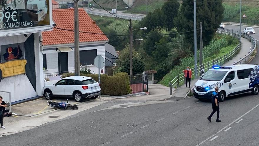 Imagen del accidente ocurrido en Chapela