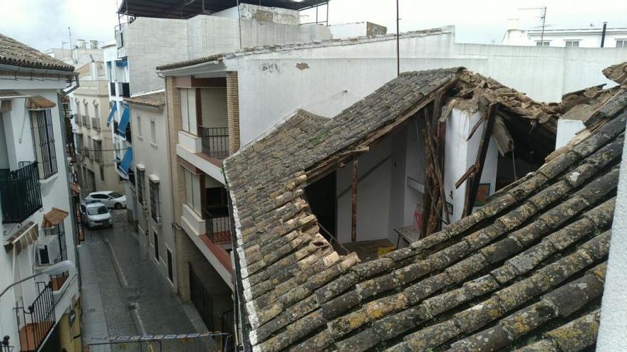 Se derrumba otra vivienda en Montilla