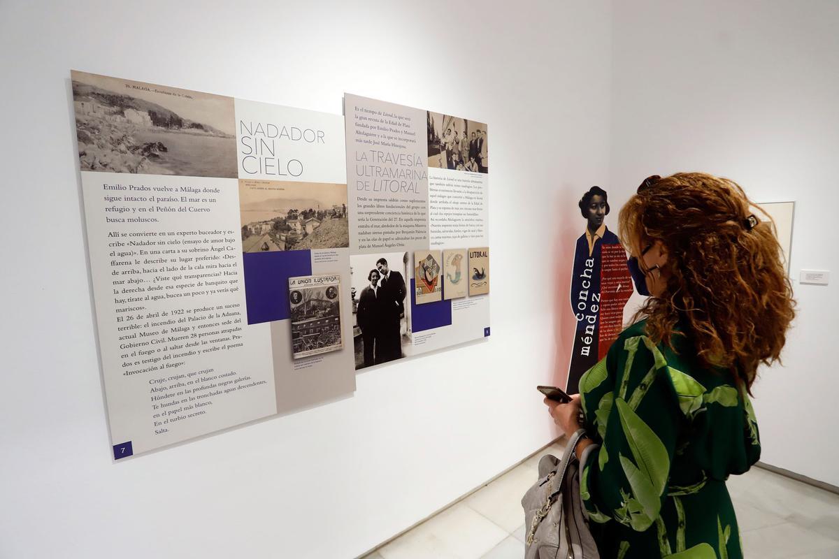 Exposición sobre Emilio Prados en el Centro Cultural de la Fundación Unicaja