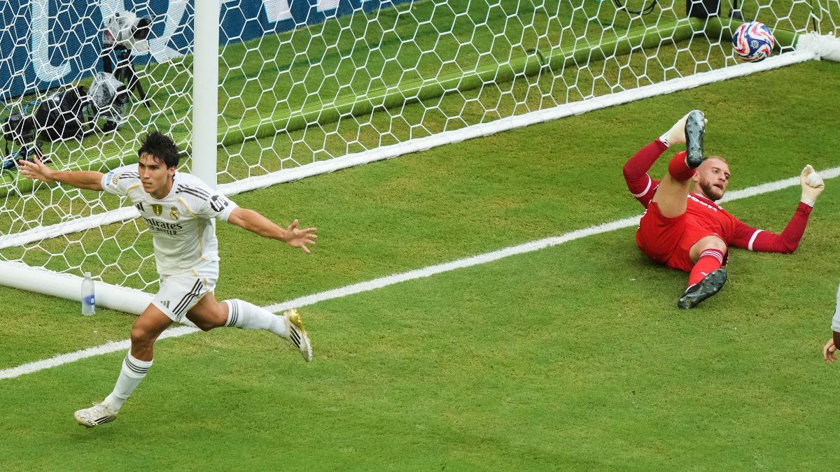 Gonzalo García marcó ante la Juventus