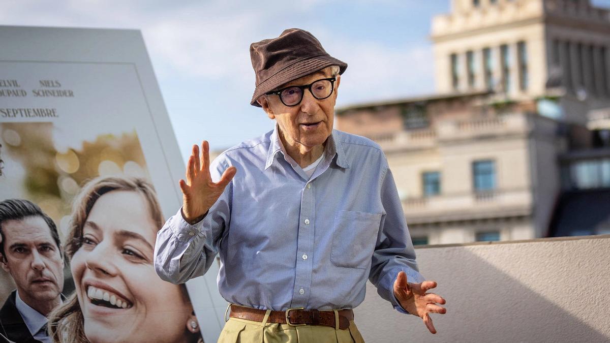 Woody Allen, fotografiado en Barcelona.