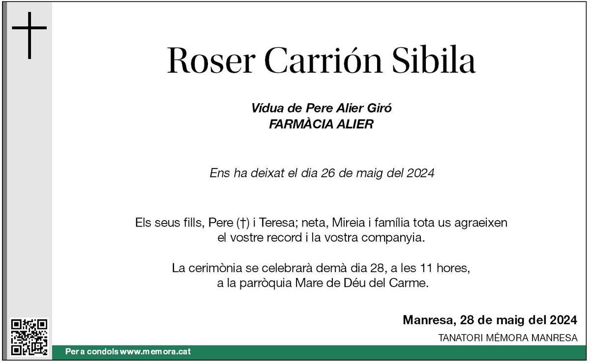 Roser Carrión Sibila