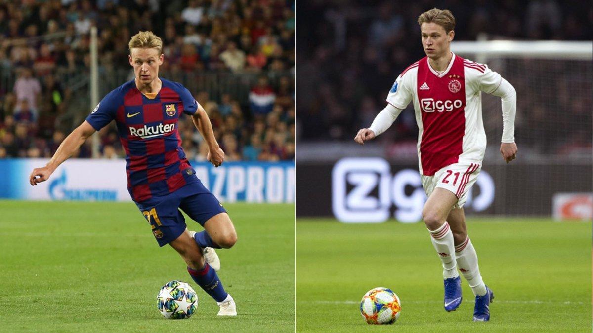 El cambio del Ajax al Barça está obligando a Frenkie de Jong a evolucionar en su juego