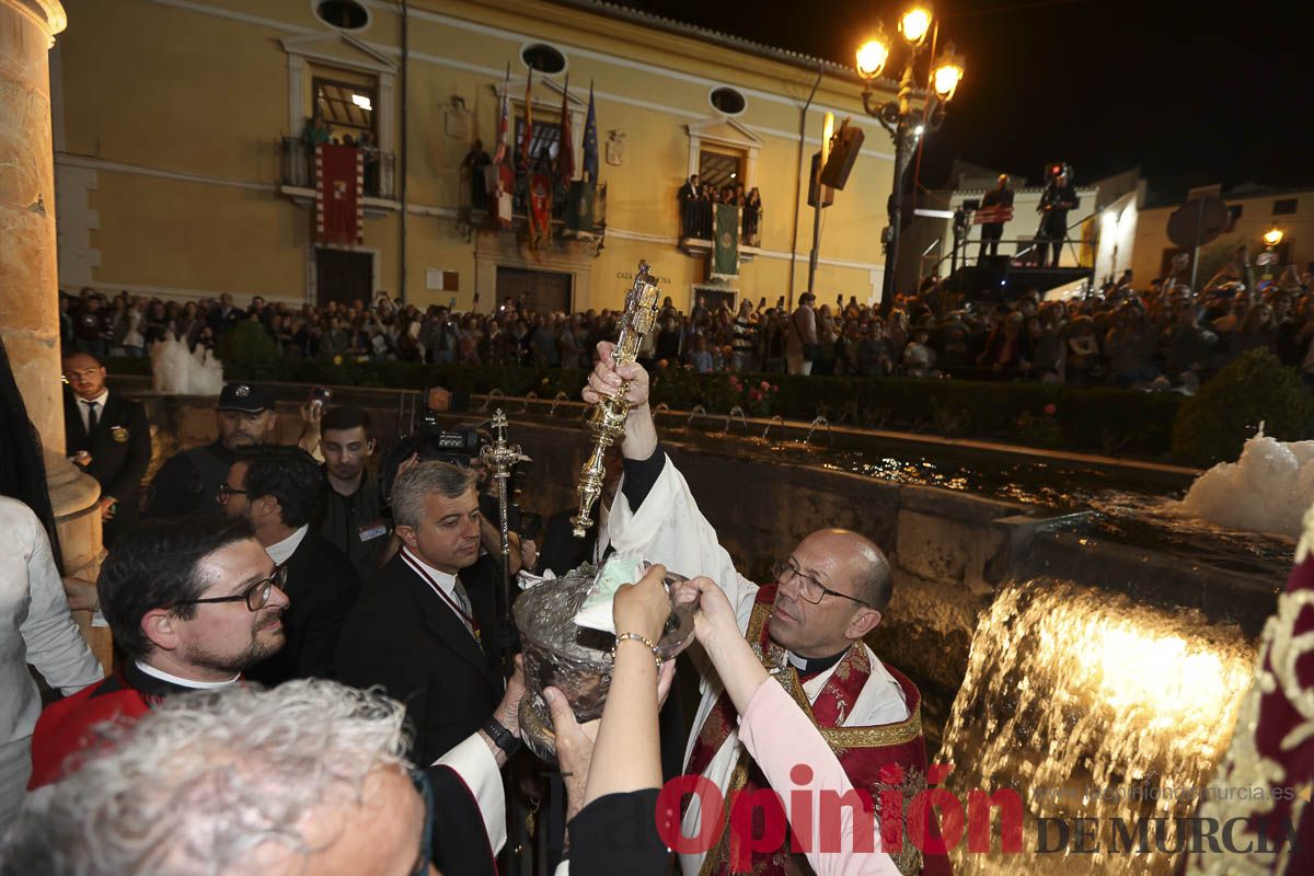 Fiestas de Caravaca: procesión del Baño (procesión, parlamento y baño de la Cruz)