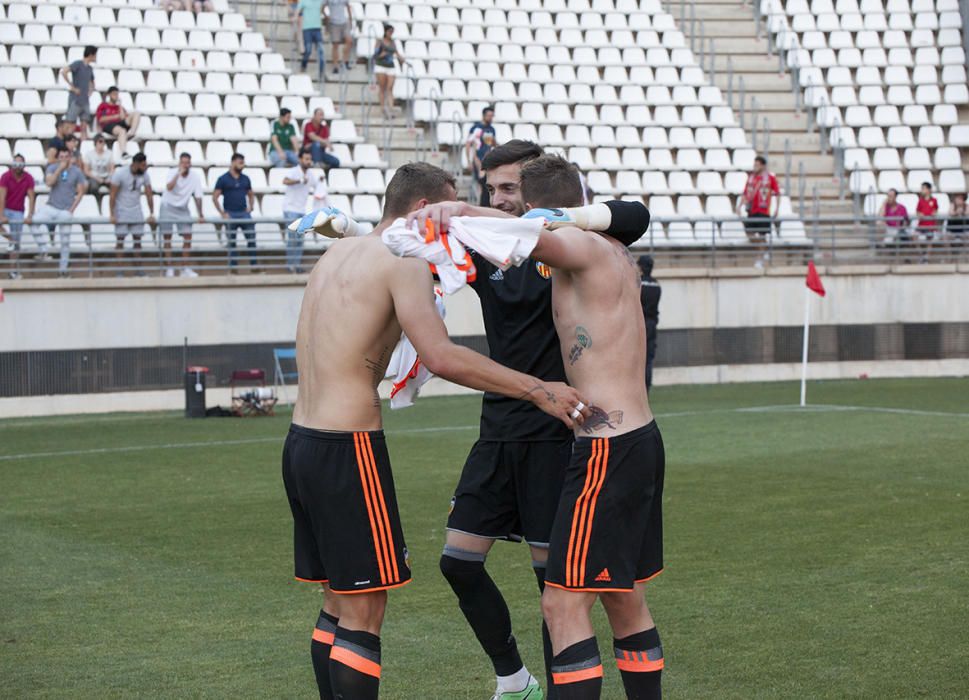 Real Murcia - Valencia Mestalla, en imágenes