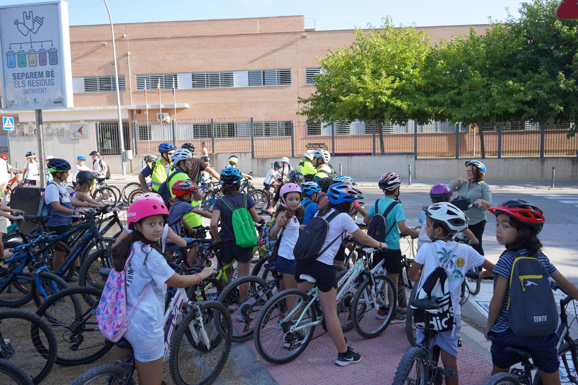 200 escolares de Ontinyent celebran el Día Mundial Sin Coches