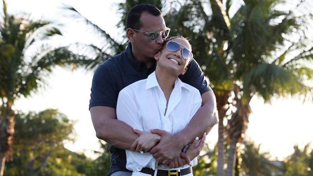 Alex Rodriguez acompaña a Jennifer Lopez en el rodaje de su nueva pelicula