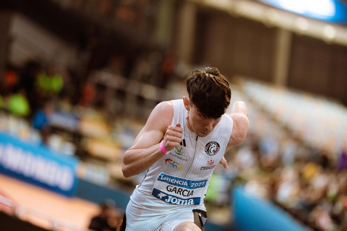 García Zurita durante su participación en el Campeonato de España.