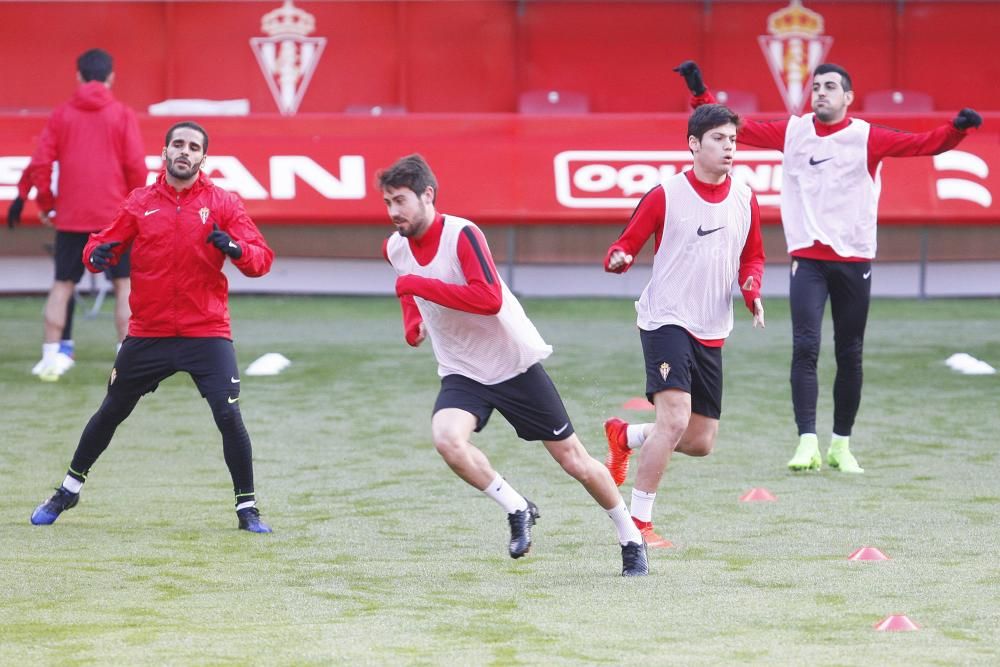 Entrenamiento del Sporting