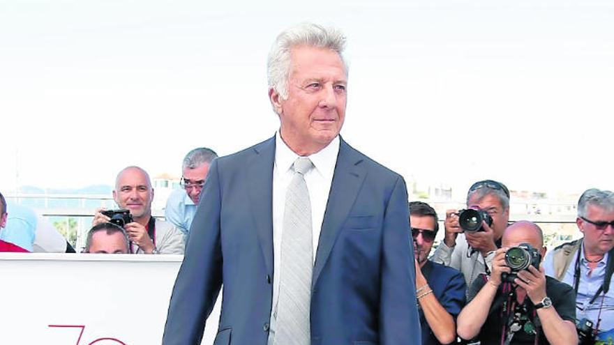 El actor Dustin Hoffman en mayo pasado en la última edición del Festival de Cannes.