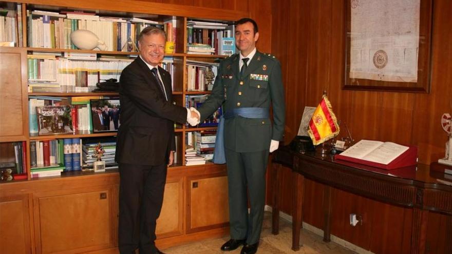 El teniente coronel Juan Carretero, nuevo jefe de la Comandancia de la Guardia Civil de Córdoba