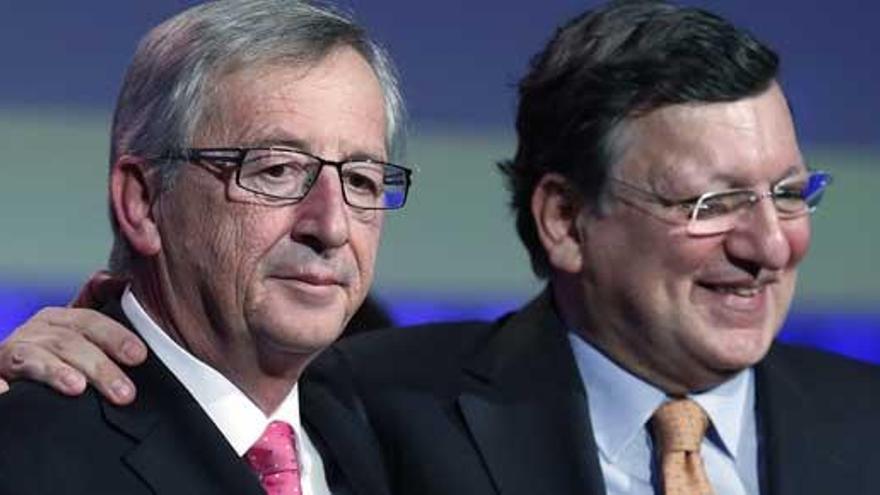 Juncker y Barroso, en una imagen de archivo.