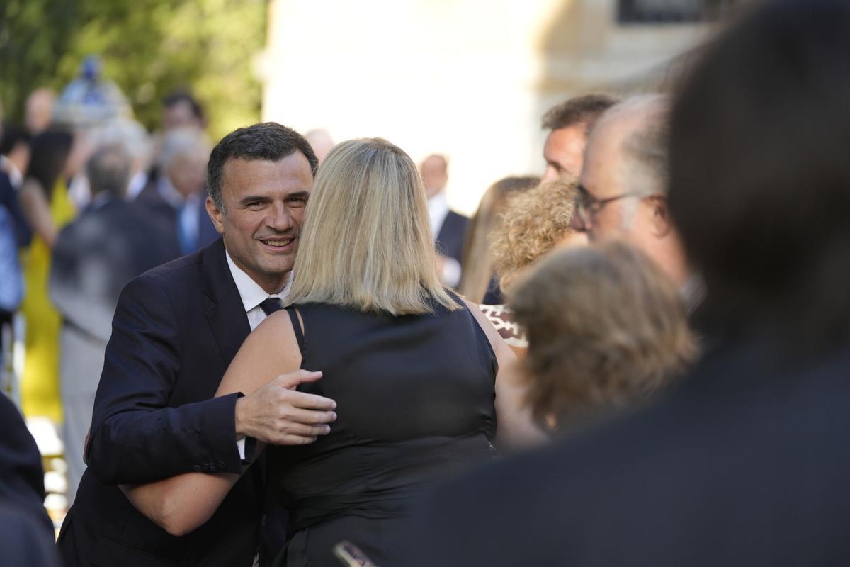 El alcalde de Cádiz, Bruno García, durante el acto de toma de posesión de Juanma Moreno como presidente de la Junta de Andalucía.