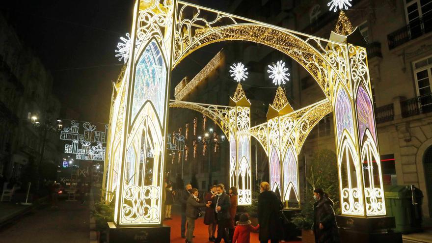 Así se apagaron las luces de Vigo tras una Navidad para la historia