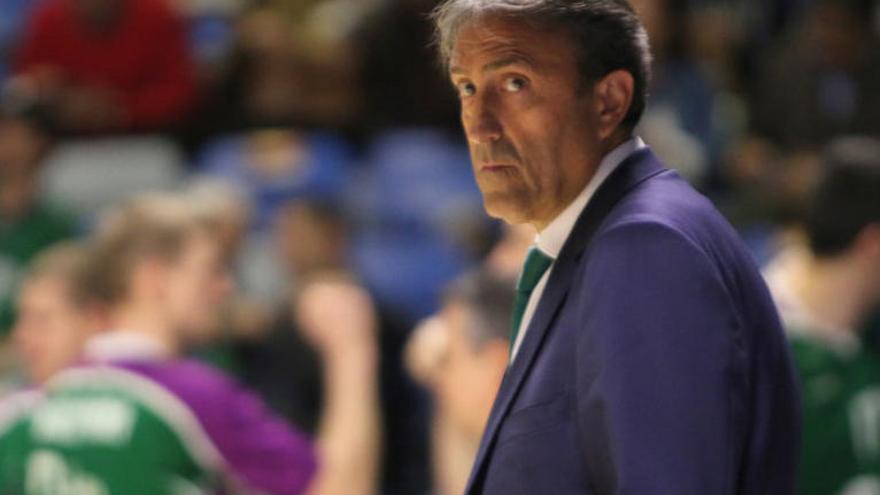 Luis Casimiro, durante el encuentro ante el Valencia Basket.