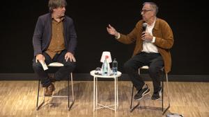 Conversació entre Fidel Masreal i Jaume Funes.