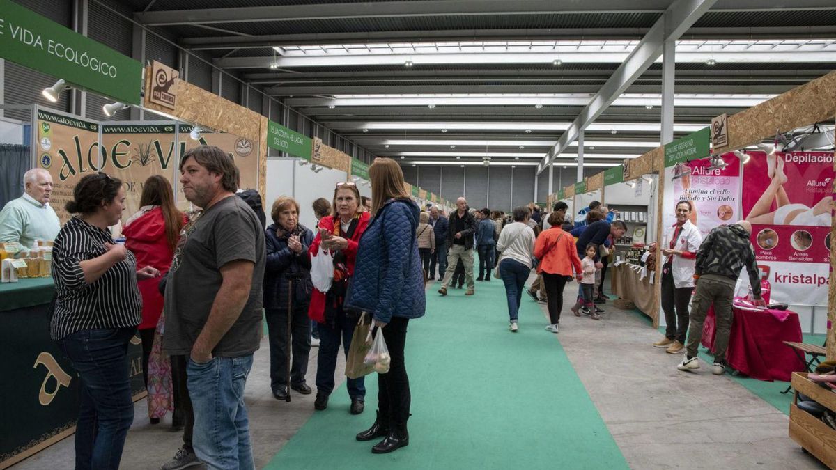 Expositores de la feria Ecocultura.