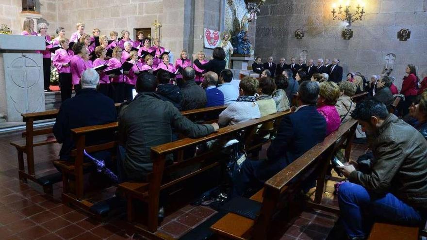 Una de las actuaciones del Festival de Santa Cecilia celebrado el pasado noviembre en la iglesia de O Carme. // Gonzalo Núñez