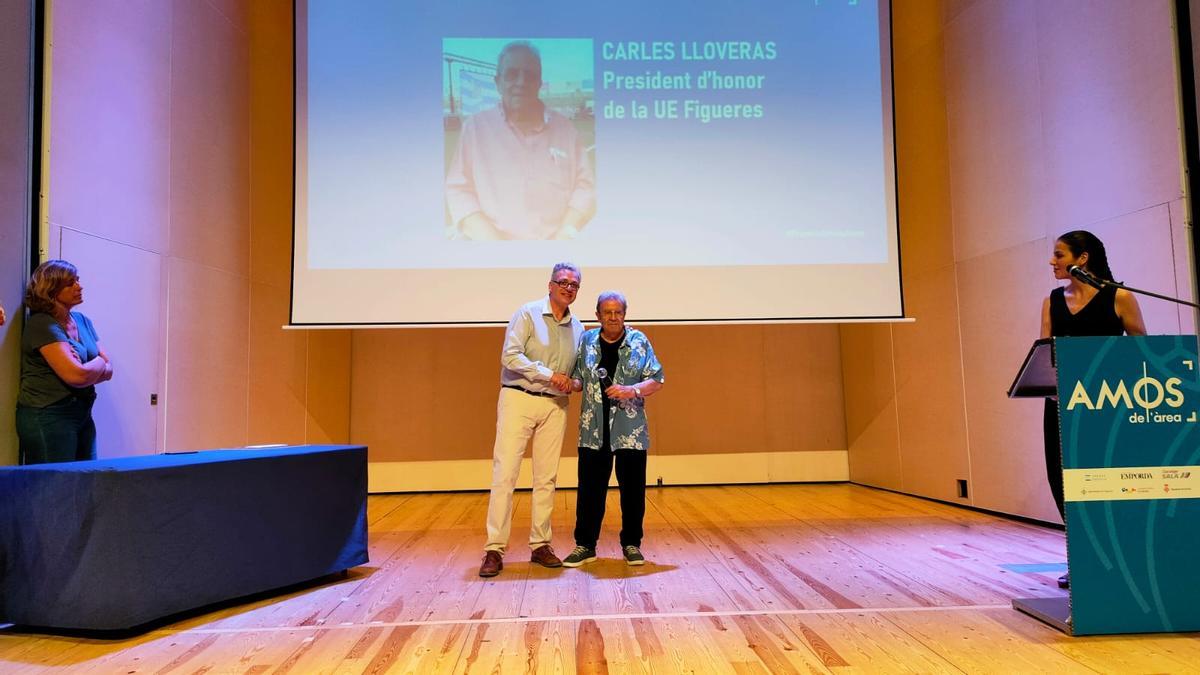 Carles Lloveras, amb Dani Sala