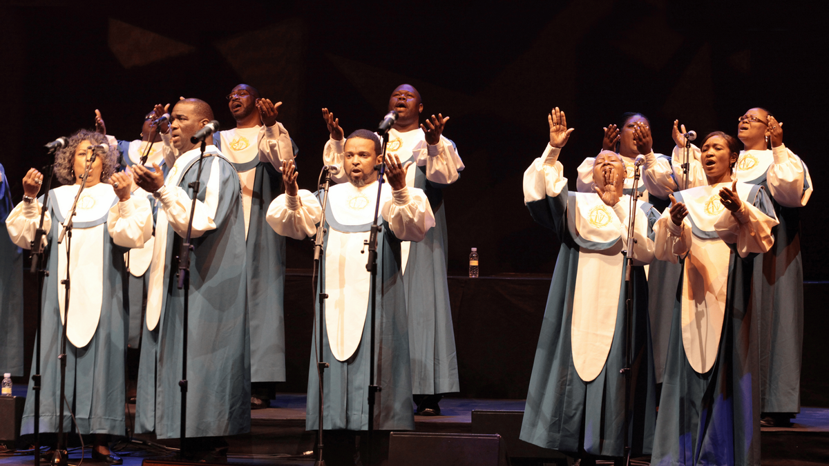 El Black Heritage Choir durante una actuación.