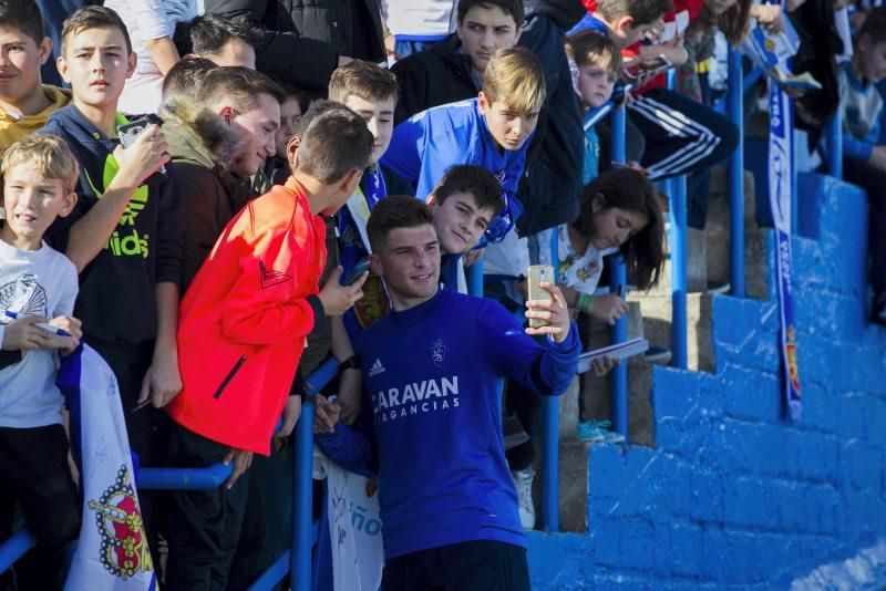 Entrenamiento de puertas abiertas del Real Zaragoza