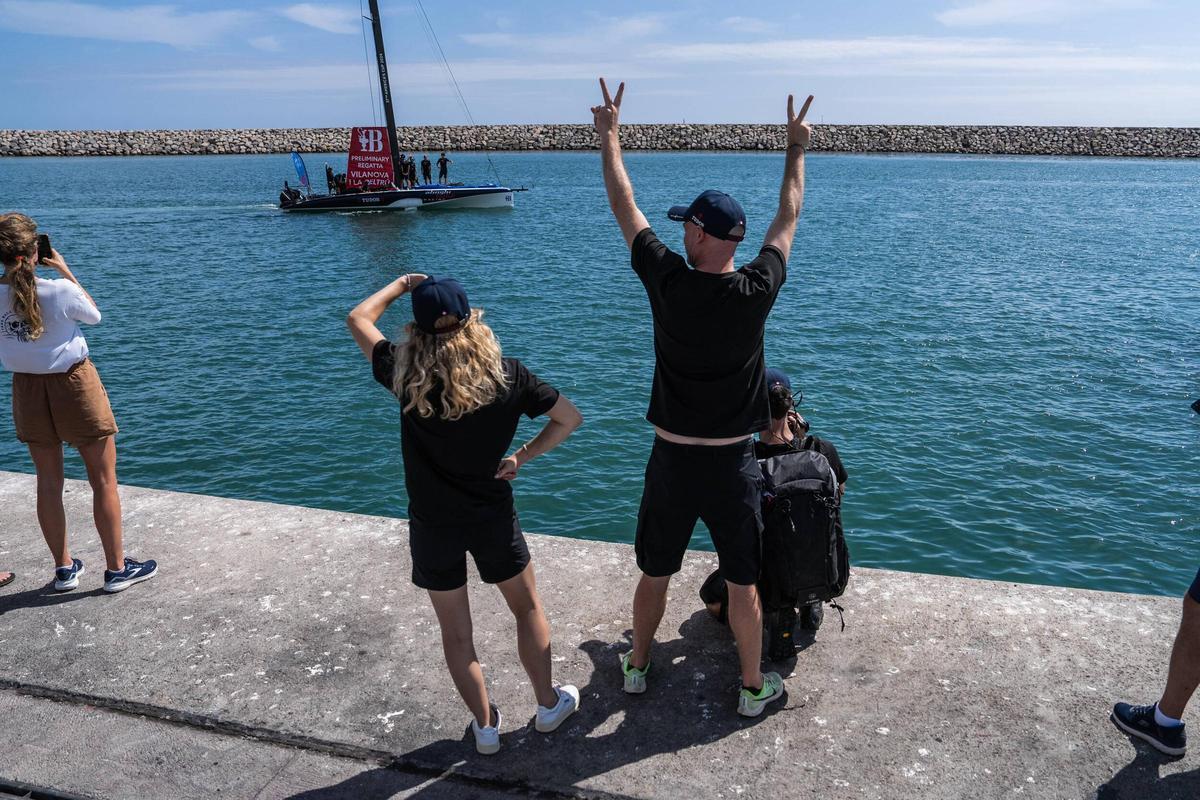 Vilanova celebra la primera regata preliminar de la Copa América