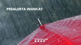 Catalunya activa la prealerta del pla Inuncat per pluges intenses el cap de setmana